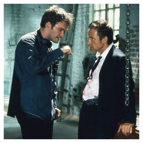 Tarantino dirigiendo Reservoir Dogs